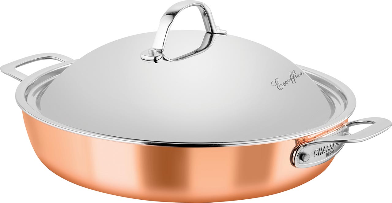 Chasseur Escoffier Chef Pan 32cm Copper/Stainless Steel
