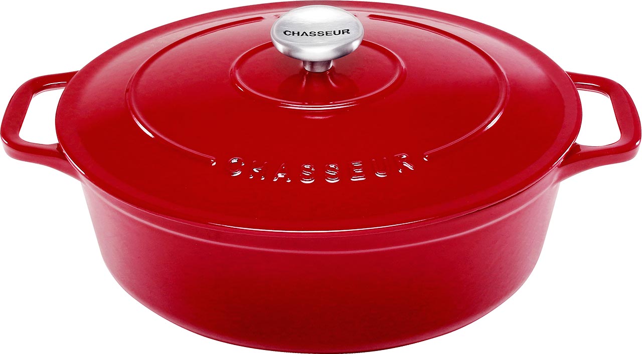 Chasseur 27cm Oval French Oven 3.6L Casserole Cast Iron