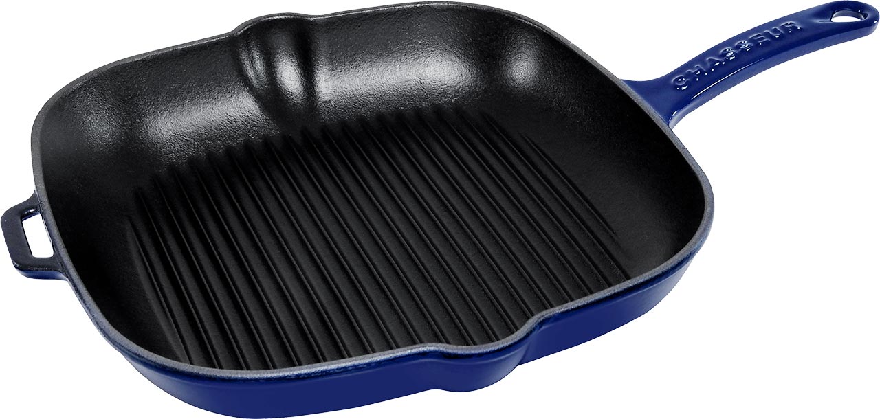 Chasseur Square Grill Pan 25cm Cast Iron
