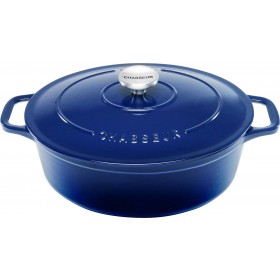 Chasseur Oval French Oven 27cm/4L French Blue