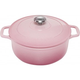 Chasseur Round French Oven 26cm/5L Cherry Blossom Pink