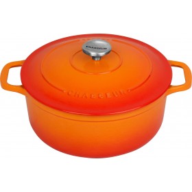 Chasseur Round French Oven 26cm/5L Sunset Orange
