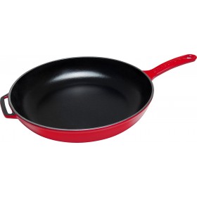 Chasseur Frypan with Cast Handle 28cm Federation Red