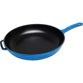 Chasseur Frypan with Cast Handle 28cm Sky Blue