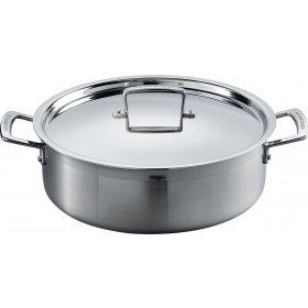 Le Creuset 3-Ply Stainless Steel Sauteuse 28cm