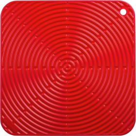 Le Creuset Silicone Cool Tool Square Mat 29cm Cerise Red
