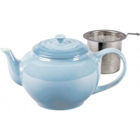 Le Creuset Stoneware Teapot with Infuser Coastal Blue