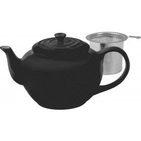 Le Creuset Stoneware Teapot with Infuser Satin Black