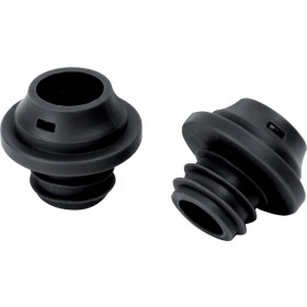 Le Creuset WA-138 Set of 2 Wine Stoppers Black