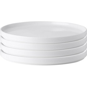Noritake Stax Dinner Plate 24.5cm Set of 4 White