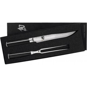 Shun Classic 2pc Carving Knife & Fork Set