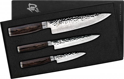 Shun Premier 3pc Chef's Knife Set