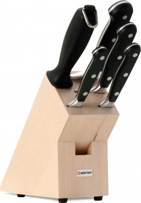Wüsthof Essential Classic 6pc Knife Block Set