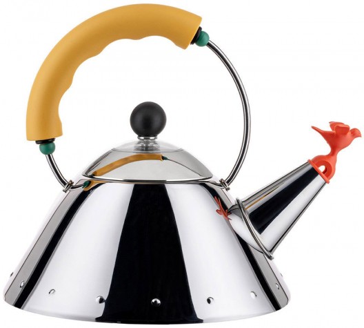 Alessi Bird Whistle Kettle 1L Yellow 9093/1 Y by Michael Graves