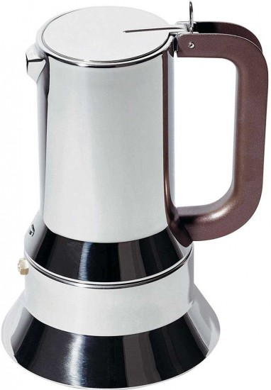 Alessi Espresso Coffee Maker 6 Cups 9090/6 by Richard Sapper