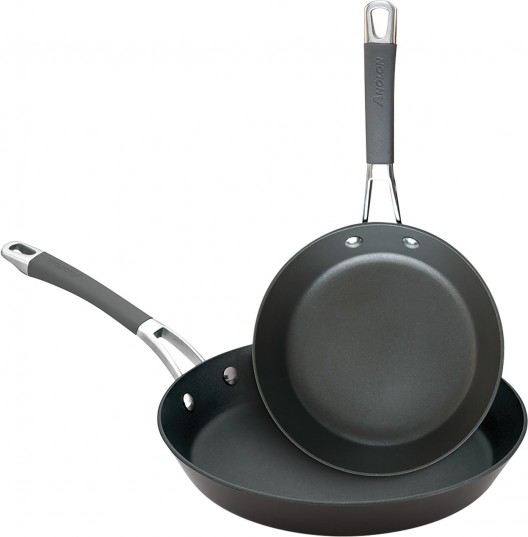 Anolon Endurance+ Open French Skillet 20/26cm Twin Pack 840450 Non-Stick