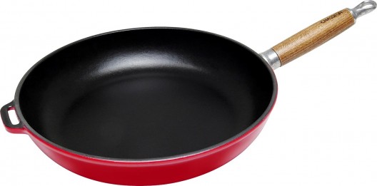 Chasseur Frypan 28cm Federation Red Cast Iron Frying Pan