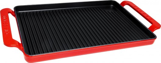 Chasseur Rectangular Grill 42x24cm Inferno Red Cast Iron