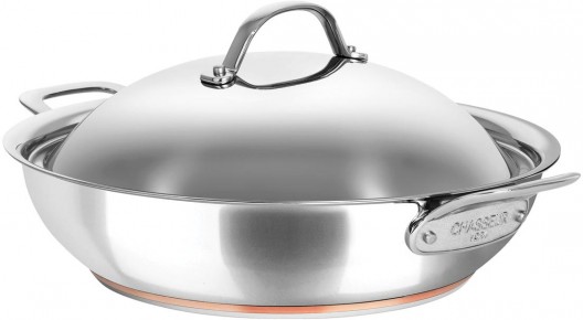 Chasseur Le Cuivre Chef Pan 32cm/5.6L Copper/Stainless Steel