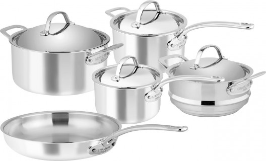 Chasseur Maison 5-Piece Cookware Set Stainless Steel