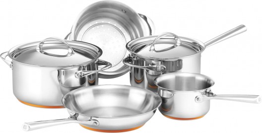 Essteele Per Vita 5pc Cookware Set 792310 Copper/Stainless Steel