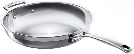 Le Creuset 3-Ply Stainless Steel Uncoated Frying Pan 28cm
