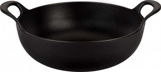 Le Creuset Cast Iron Balti Dish 24cm Satin Black