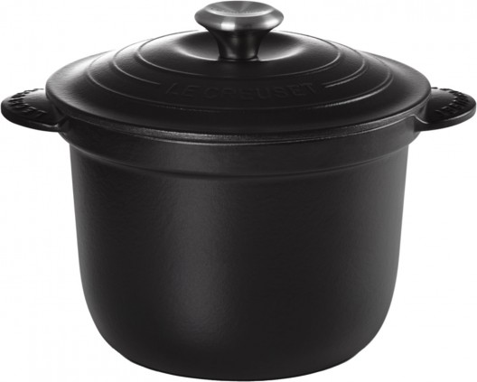 Le Creuset Cast Iron Cocotte Every 20cm Satin Black Rice Pot