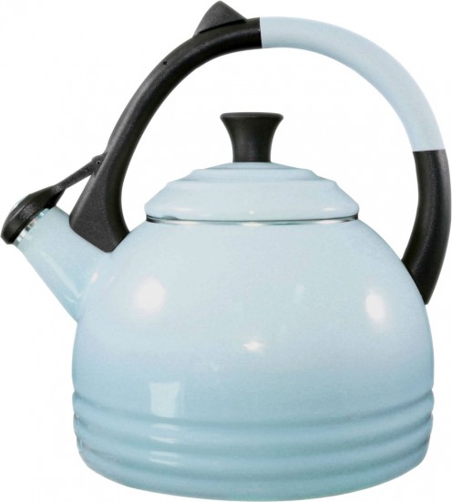 Le Creuset Peruh Stovetop Kettle Coastal Blue with Whistle