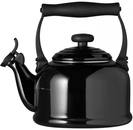 Le Creuset Traditional Stovetop Kettle Black with Whistle