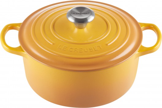 Le Creuset 24cm Signature Round Casserole Nectar French Oven 4.2L Cast Iron