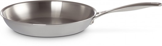 Le Creuset Signature Stainless Steel Uncoated Shallow Frying Pan 28cm