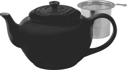 Le Creuset Stoneware Teapot with Infuser Satin Black