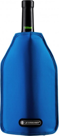 Le Creuset WA-126 Wine Cooler Sleeve Azure Blue