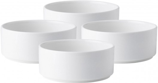 Noritake Stax Cereal Bowl 15cm Set of 4 White