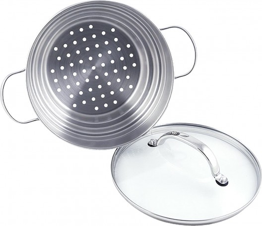 Raco Universal Steamer 16/18/20cm with Glass Lid Stainless Steel 751500
