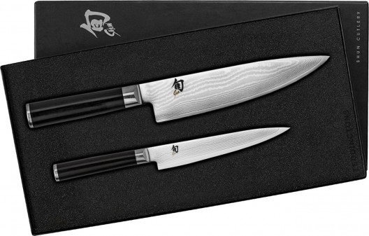 Shun Classic 2-piece Utility and Chef's Knife Set DMS220