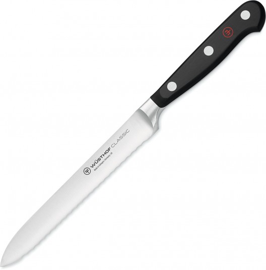Wüsthof Classic Serrated Utility Knife 14cm
