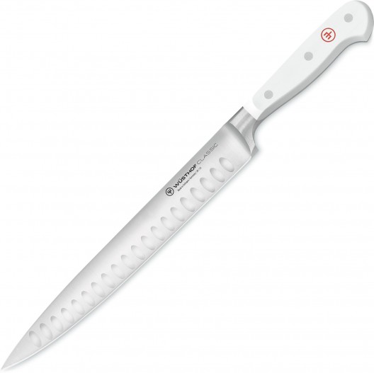 Wüsthof Classic White Scalloped Carving Knife 23cm 1040200823