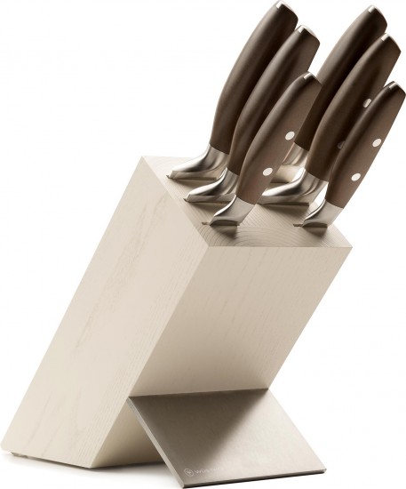 Wüsthof Epicure 7-piece Knife Block Set Crème
