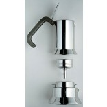 Alessi Espresso Coffee Maker 3 Cups 9090/3 by Richard Sapper