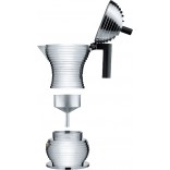 Alessi Pulcina Espresso Coffee Maker 6 Cups Black MDL02/6 B
