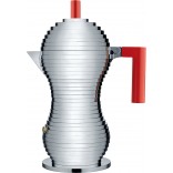 Alessi Pulcina Espresso Coffee Maker 6 Cups Red MDL02/6 R by Michele De Lucchi