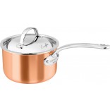 Chasseur Escoffier Saucepan 16cm/1.5L Copper/Stainless Steel