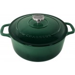Chasseur 26cm Round French Oven Forest 5L Casserole Cast Iron
