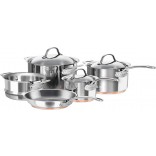 Chasseur Le Cuivre 5pc Cookware Set Copper/Stainless Steel