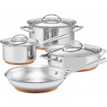 Essteele Per Vita 4pc Cookware Set 793040 Copper/Stainless Steel