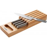 Global Hikaeme 6pc In-Drawer Knife Block Cutlery Set 79658