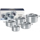 Le Creuset 3-Ply Stainless Steel 5pc Cookware Set