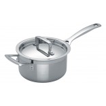 Le Creuset 3-Ply Stainless Steel Saucepan 16cm with Lid (1.9L)